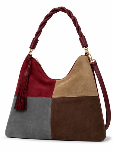Schultertasche patchwork - schultertasche,