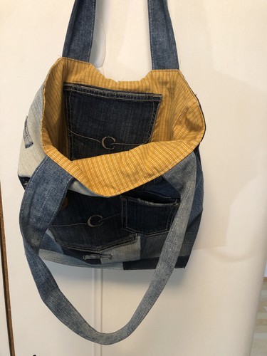Schultertasche patchwork mit - patchwork,