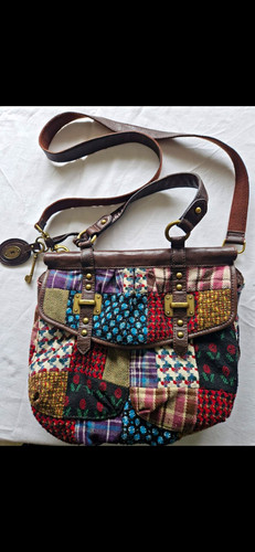 Fossil patchwork handtasche - fossil,
