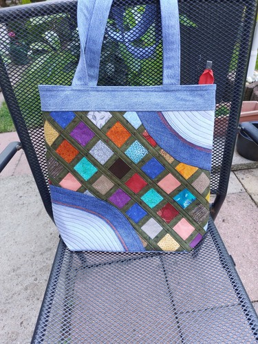Shopper jeanstasche mit - shopper, ,
