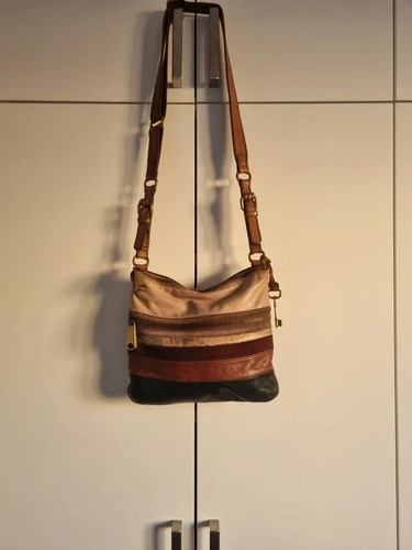 Fossil explorer leder tasche - fossil,