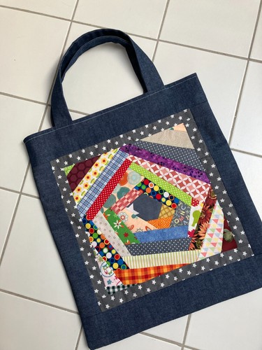Patchwork einkaufsbeutel - patchwork,