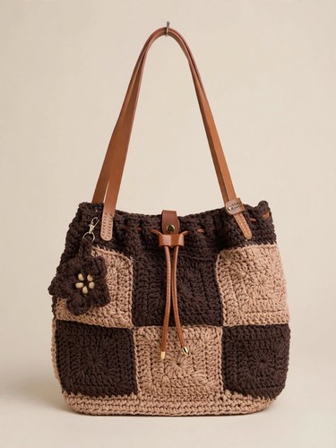 Handmade häkel tasche 37x31 - handmade,