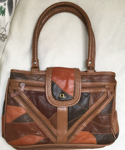 Patchwork damen handtasche - patchwork,