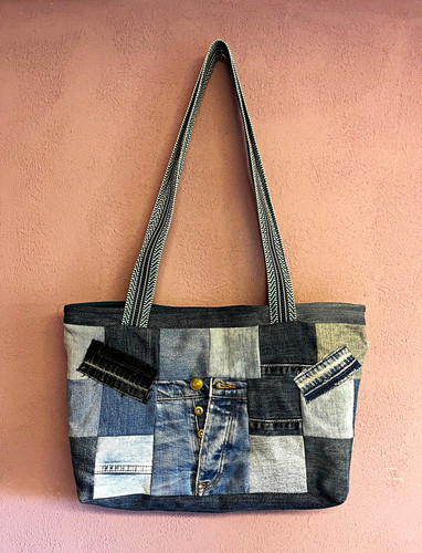Damen tragetasche denim - damen,