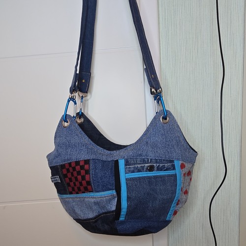 Damen schultertasche denim - damen,