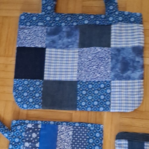Selbstgenähte patchwork - 5x,