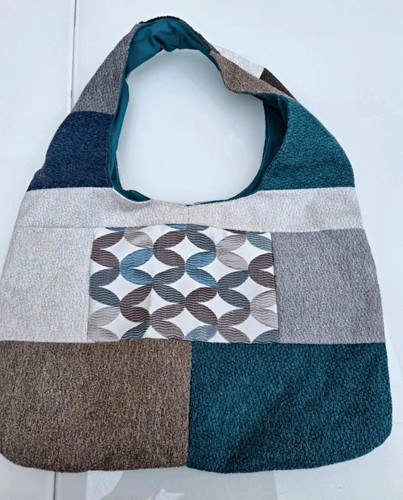 Damen schultertasche patchwork - damen,