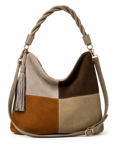 Schultertasche patchwork - schultertasche,