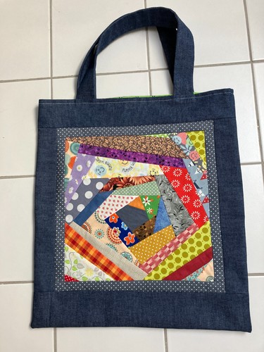 Patchwork einkaufsbeutel - patchwork,